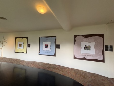 Nekaj izmed razstavljenih del